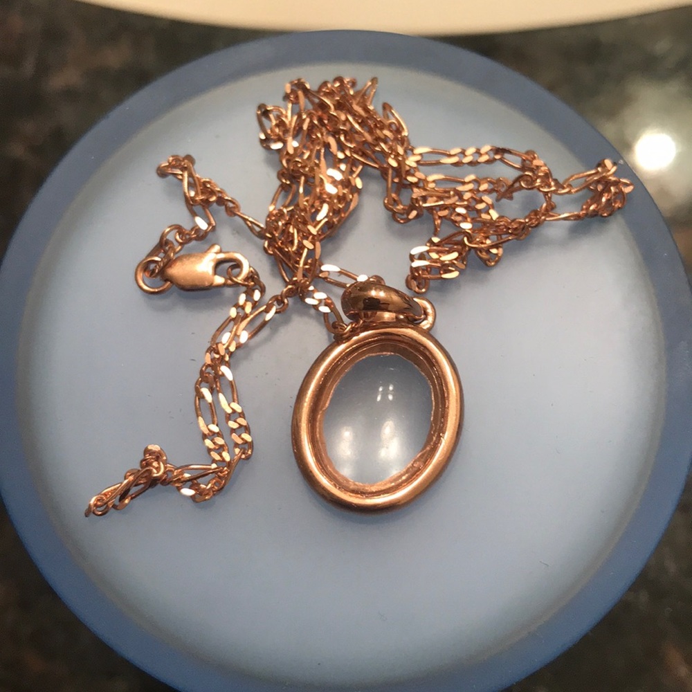 hand made necklace with brand J. Hannah